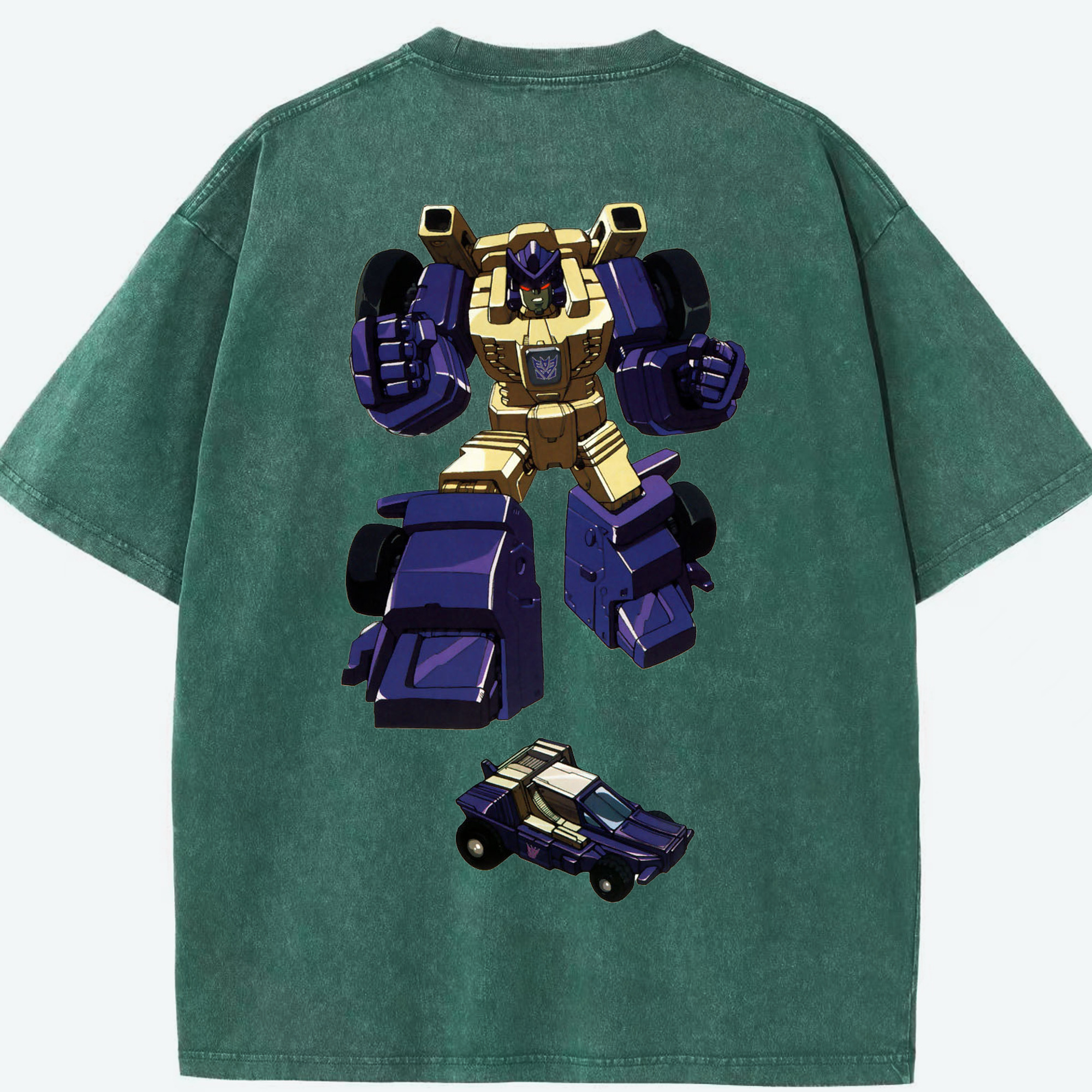 （画像用）  綿100% ヴィンテージ風 半袖Tシャツ（背面プリント）